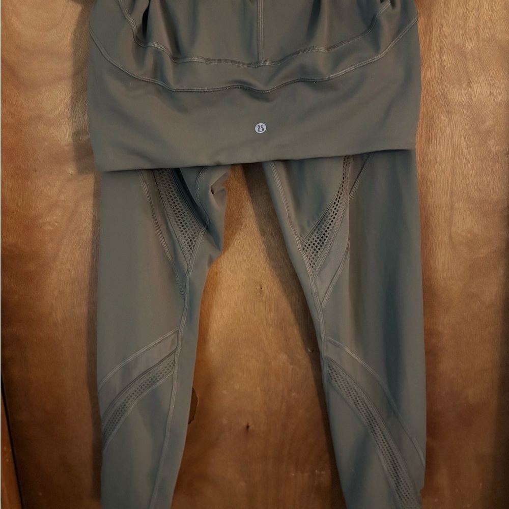 Sage green, Lululemon full length leggings. - Picture 2 of 15